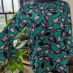 Colorful patterned blouse